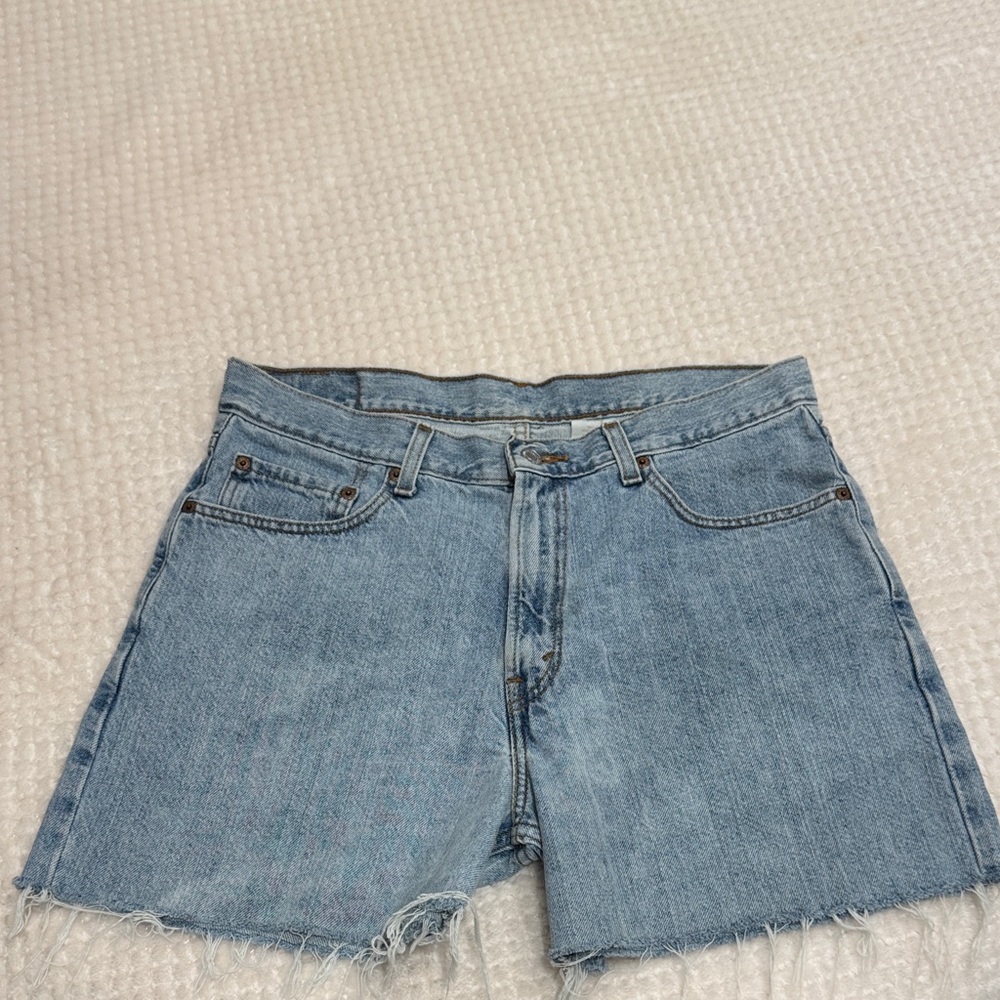 Levi's Light Blue Jean Shorts for Women